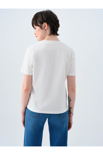 Loft Λευκό γυναικείο T-Shirt LF2039263