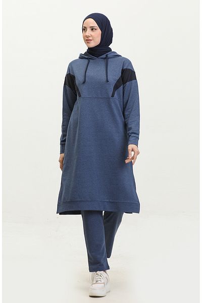 sefamerve Φόρμα Φόρμας Color Garnish 3026-04 Indigo
