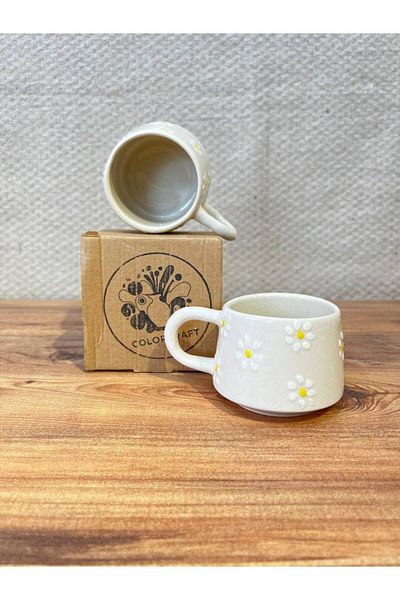 ColorCraft Handmade Ceramic Mug Mug Coffee Cup Turkish Coffee