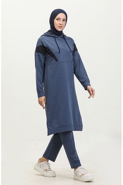 sefamerve Φόρμα Φόρμας Color Garnish 3026-04 Indigo
