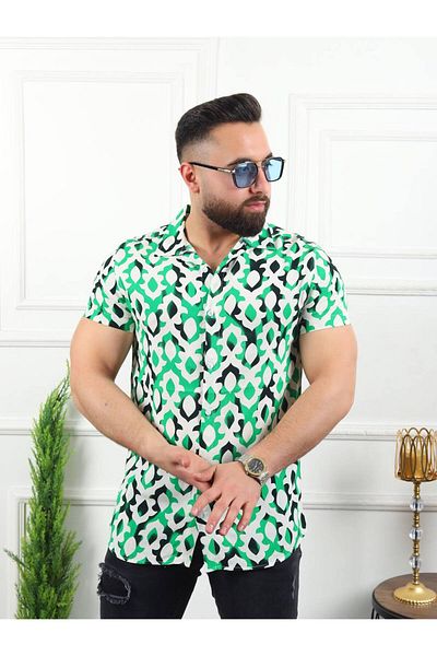 MFZ Giyim Πουκάμισο βισκόζης με σχέδιο
