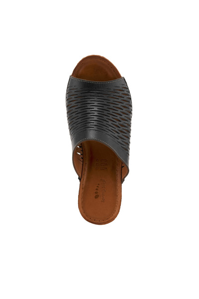 İNZE AYAKKABI Genuine Leather Slippers Model Name: Luma