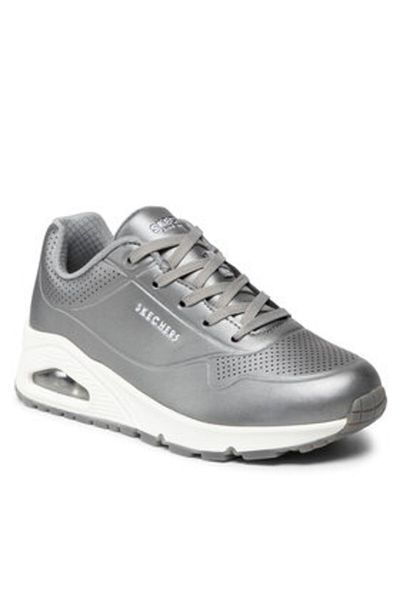 SKECHERS adidasi dama 73691 argintiu