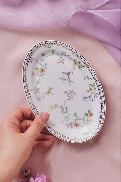 Karaca Minton Boat Plate 20 cm