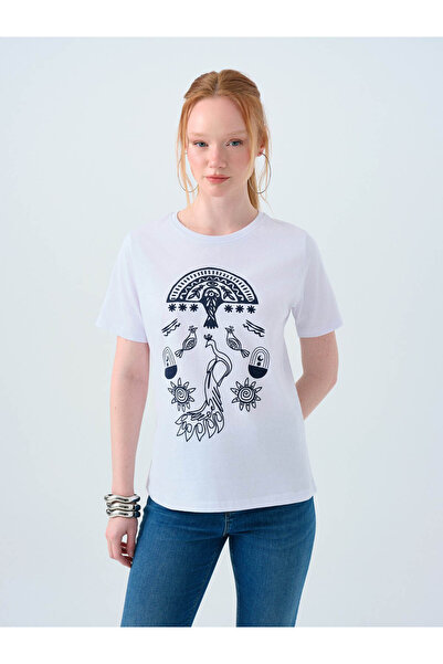 Loft White Women's T-Shirt Lf2039547
