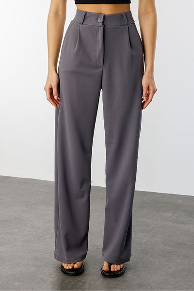 GENIUS STORE بنطلون بالازو نسائي مقاس كبير PANTS-001