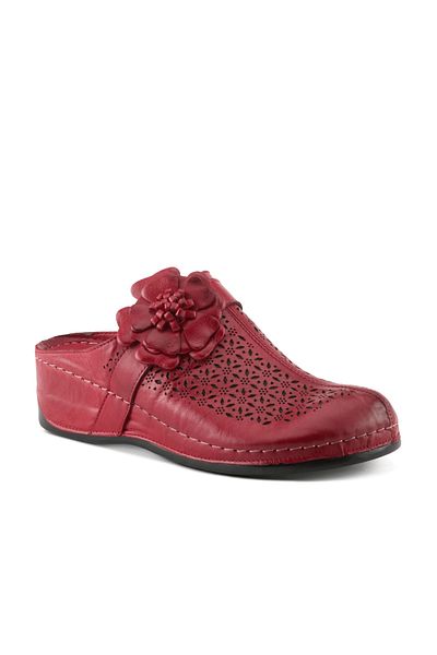 İNZE AYAKKABI Genuine Leather Slippers - Model Name: Citrine