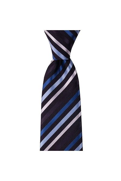 1001 Kravat Dark Gray Striped 8 cm Wide Tie