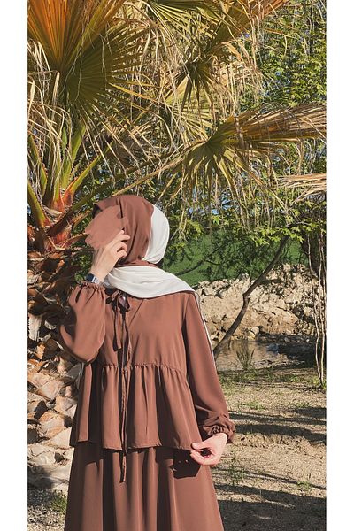 NAKŞİDİL Double set brown