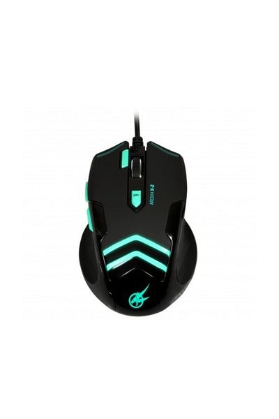 PORT DESIGNS Mouse Optic Gaming Port Designs Arokh X-2, 7 butoane, 3500DPI, Negru/Verde