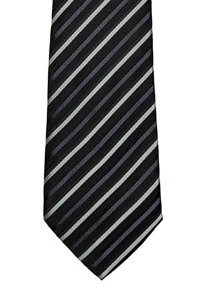 1001 Kravat Slim Striped Tie