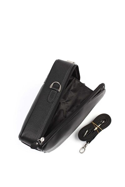 Aka Deri Floter Black - Leather Portfolio Bag 375