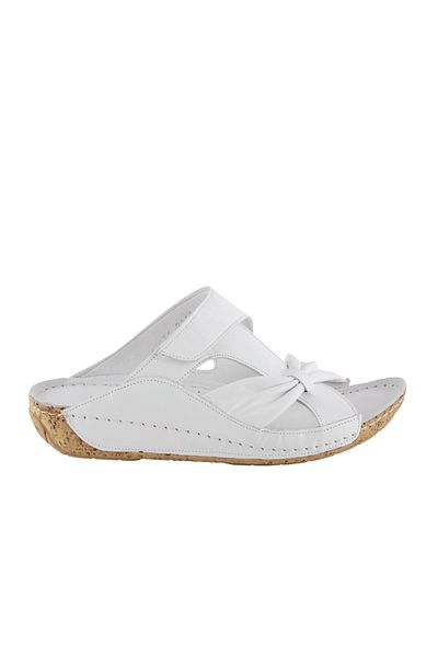 İNZE AYAKKABI Genuine Leather Slippers Model Name: Serra