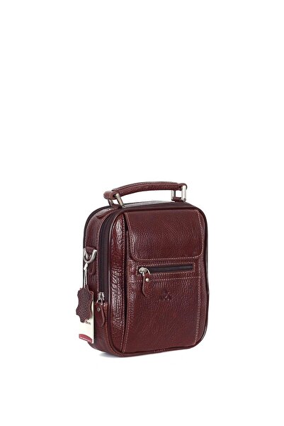 Aka Deri Brown Leather Hand and Shoulder Bag - 305 61