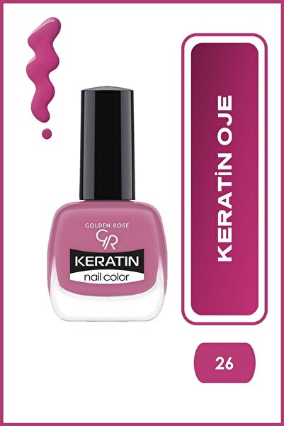 Golden Rose Keratin Nail Color 26 Keratin Oje 10,5 ml