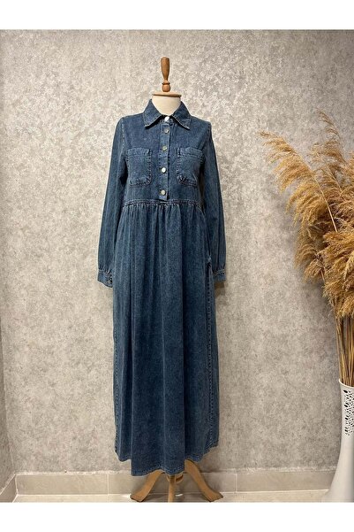 Rita 25Y61540 ELBİSE KOT ÖNÜ CEPLİ LACI