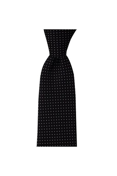 1001 Kravat Black Patterned 8 cm Wide Tie