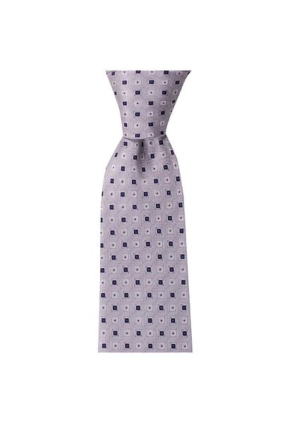 1001 Kravat Light Gray Patterned 8 cm Wide Tie