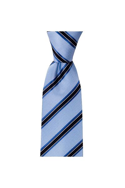 1001 Kravat Light Blue Striped 8 cm Wide Tie