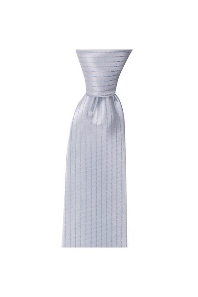 1001 Kravat Thin Turquoise Striped 8 cm Wide Tie with Handkerchief