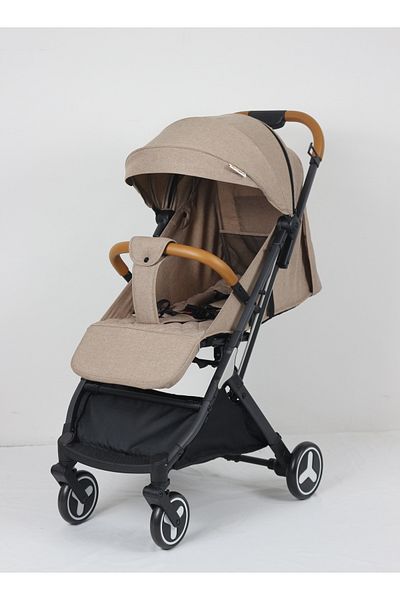 molody Lightweight Travel Stroller with Mosquito Mesh, Adjustable Canopy, and Trolley Handle for Easy Air T