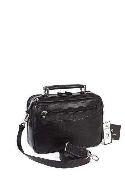 Aka Deri Black Leather Portfolio - Model 390 1