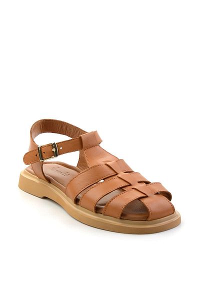Bambi Taba Leather Women's Sandals K 05359032303