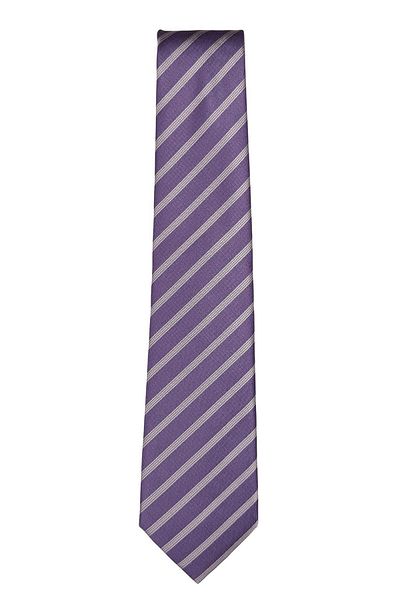 1001 Kravat Purple Striped Stylish Tie