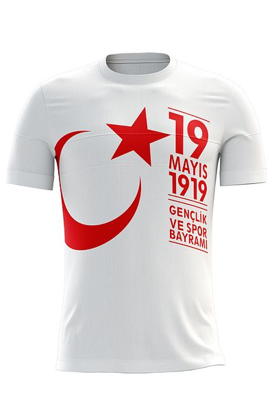 ACR Giyim Tekstil Forma Baskı May 19Th Event T-Shirt, City Name Printable Digital Tee Shirt Flag Printed