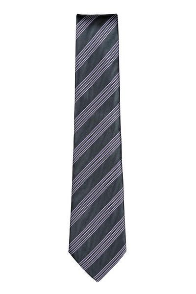 1001 Kravat Purple Striped Classic Tie