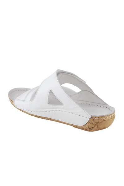 İNZE AYAKKABI Genuine Leather Slippers Model Name: Serra