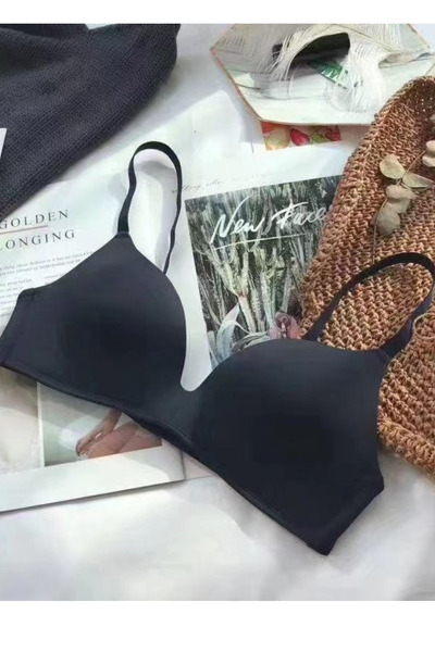 Bernato Lazer Kesim Dikişsiz Toparlayıcı Kadın Sütyen, Derin Dekolteli, Nefes Alabilen Günlük Lazer Sütyen