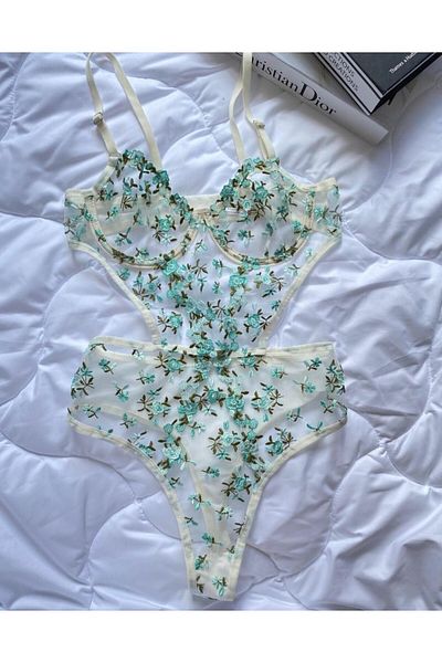5.MEVSİM Σετ εσώρουχα Bodysuit Floral