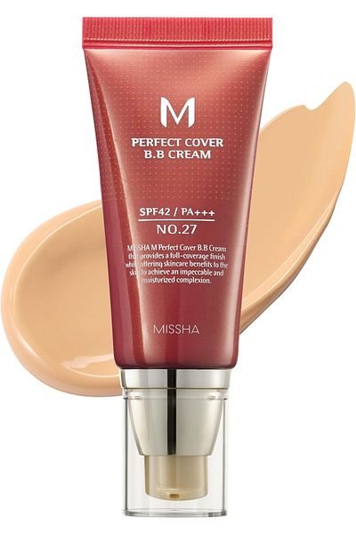 Missha Missha M Perfect Cover Bb Cream #27 Spf 42 Pa+++ 50ml - Lightweight, Multi-Function, High Coverage M
