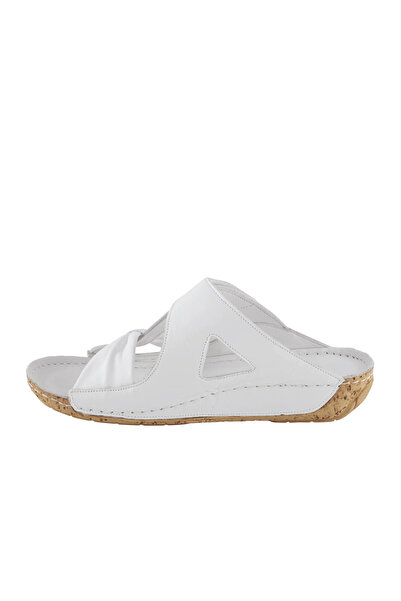 İNZE AYAKKABI Genuine Leather Slippers Model Name: Serra