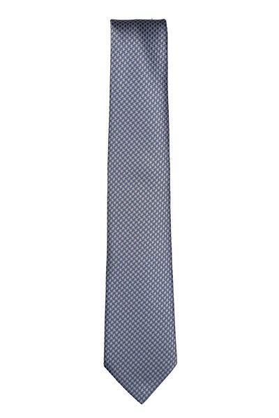 1001 Kravat 7 cm Wide Lilac Patterned Thin Tie