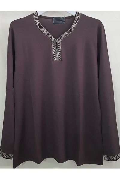 N.Y.YILDIZ Star Super New Latest Luxury Season Model Large Medium Size Mother Single Jersey Flexible 1St Class Combed Bluz