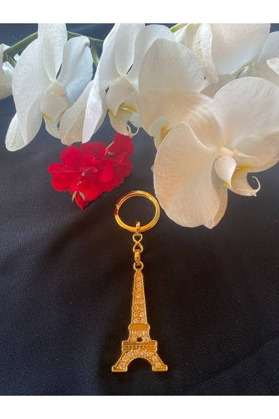 Bellinzona Breloc model Turnul Eiffel cu piatră de zirconiu - Accesoriu pentr...