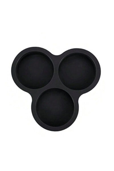 Choice قالب بيض أسود من السيليكون، مقلاة هوائية، مقلاة بيض قابلة لإعادة الاست...