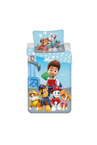 PAW PATROL 2-piece bedding set, Duvet cover, 140x200 cm, pillowcase, 70x90 cm, Multicolor, Paw Patrol