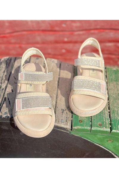 Surpie Shoes Sandale pentru fete, sandale cu bretele pentru copii, pantofi de vară pentru fete