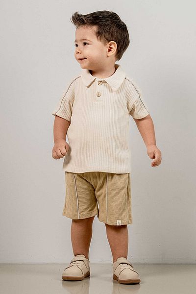 bombe Baby Kids Cotton Shorts 2-Piece Set Trend Fashion Bottom Top Set