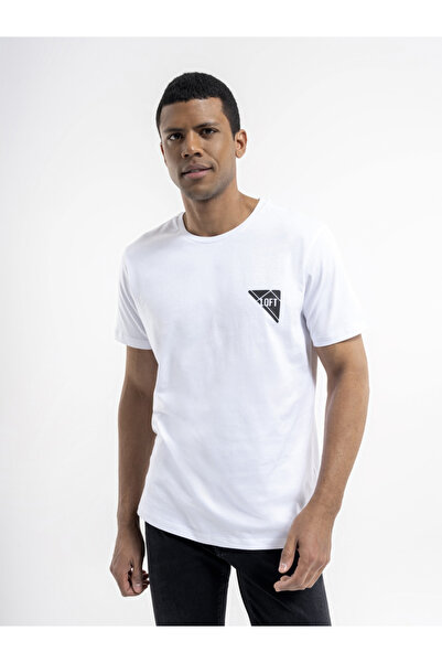 Loft Λευκό ανδρικό μπλουζάκι LF2035802