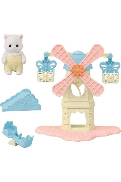 Mu Art Ahşap Mrt Families 5526 Doll Windmill Park - Dollhouse Playsets Multicolor Art 871301