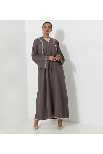 Rosette Abaya Purple Pearl