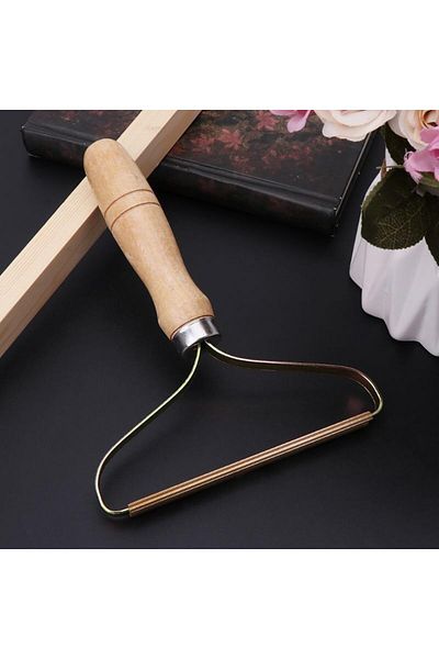 Mu Art Ahşap Mrt Portable Sweater and Woven Fabric Hair Removal and Lint Cleaning Apparatus Art 871301