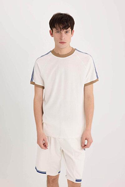 DeFacto Екрю Чоловіча футболка C2563AX/ER105