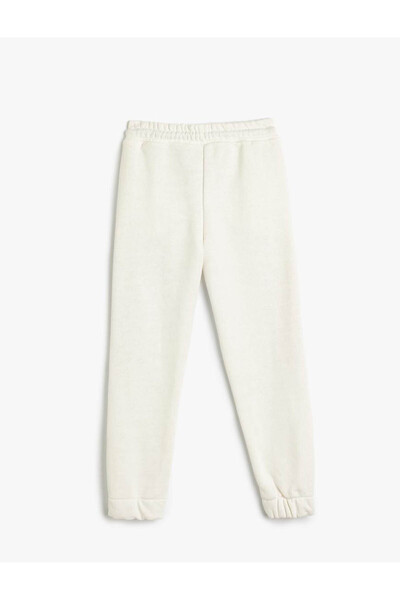 Koton Tepláky Color Blocked Slogan Jogger