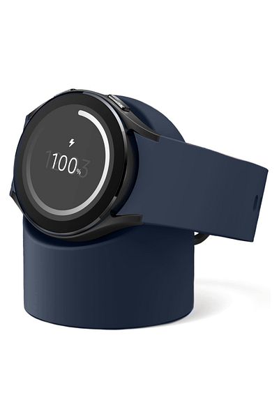 OULXZ 6 6Pro Dark Blue Black Suitable for Samsung Galaxy Watch 67/6Prowatch 40/44/45mmwatch5 silicone cha