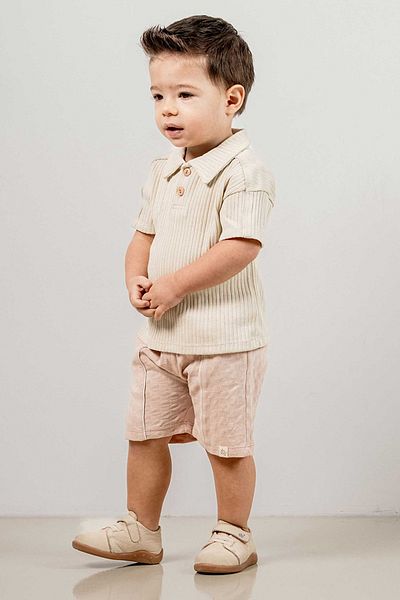 bombe Baby Kids Cotton Shorts 2-Piece Set Trend Fashion Bottom Top Set